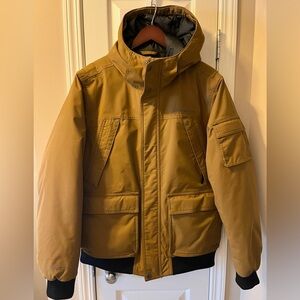 Mens Eddie Bauer Superior Down Waterproof Bomber Jacket Large 650 Fill Power
